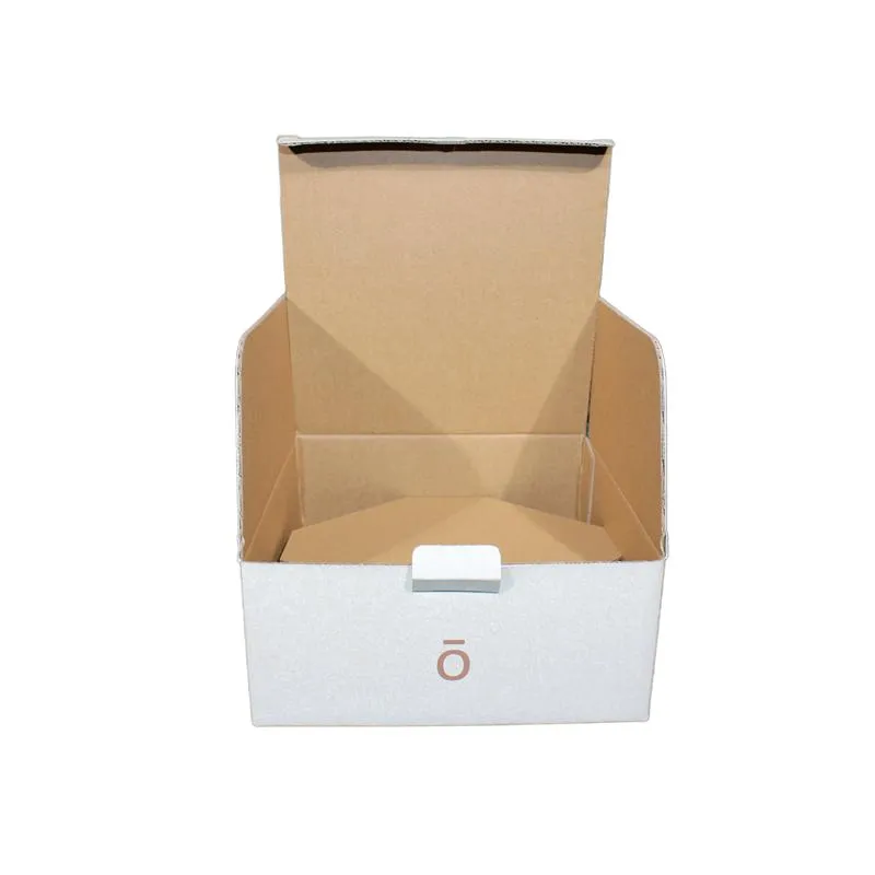 White Costume Mailing Packaging Boxes Design Corrugated Box Supplier Guangdong