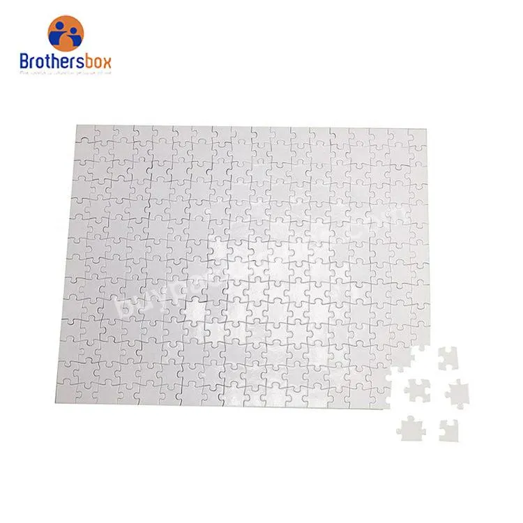 White Wholesale Blank To Sublimation Jigsaw A3 500 Piece Puzzle, Blank Jigsaw Puzzle For Sublimation