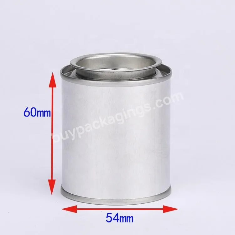 Wholesale 0.1 Liter 100ml Small Round Paint Tin Can For Ink And All Chemical Products