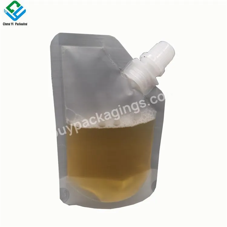Wholesale 30ml No Printing Stand Up Pouch With Spout For Body Wash And Shampoo - Buy 1oz Spout Pouch With Inclined Spout For Hand Wash Product,100% Security Food Grade Food & Beverage Package Custom Logo Printing Organic.