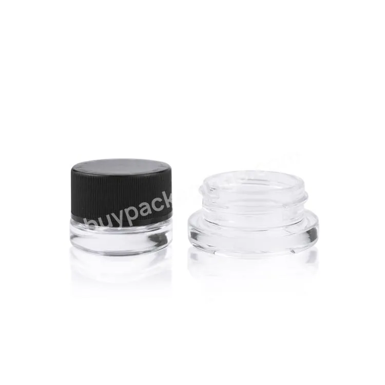 Wholesale 3ml 5ml 7ml 9ml Screw Cap Storage Small Jar Child Proof Resistant Glass Cream Packaging Jar