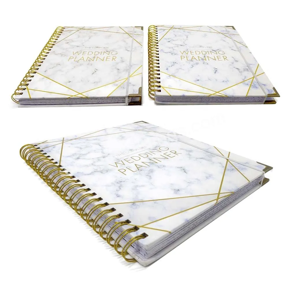 Wholesale A4 Hardcover Custom Printing Spiral My Wedding Planner Book And Organizer For The Bride