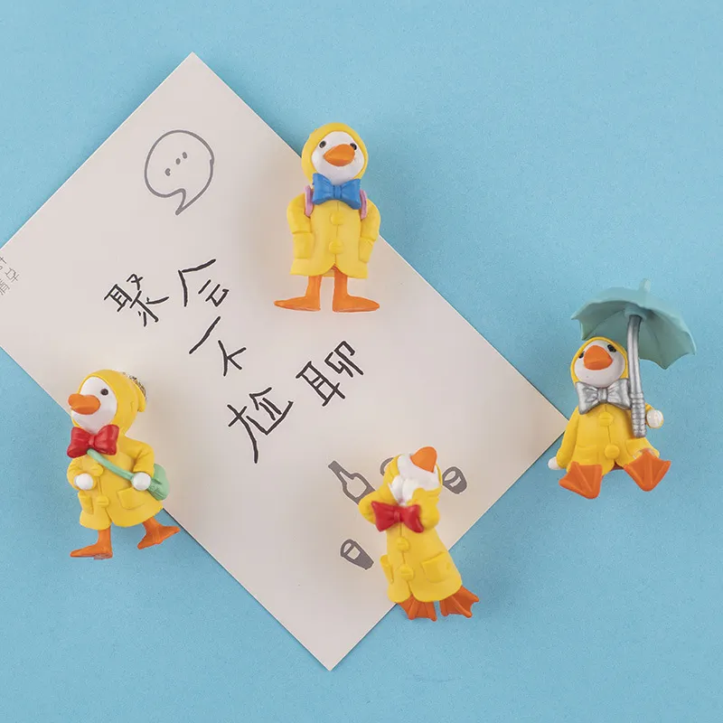 Wholesale Cheap Price 3D Resin Duck Fridge Magnets Psyduck Fridge Magnets House Decoration