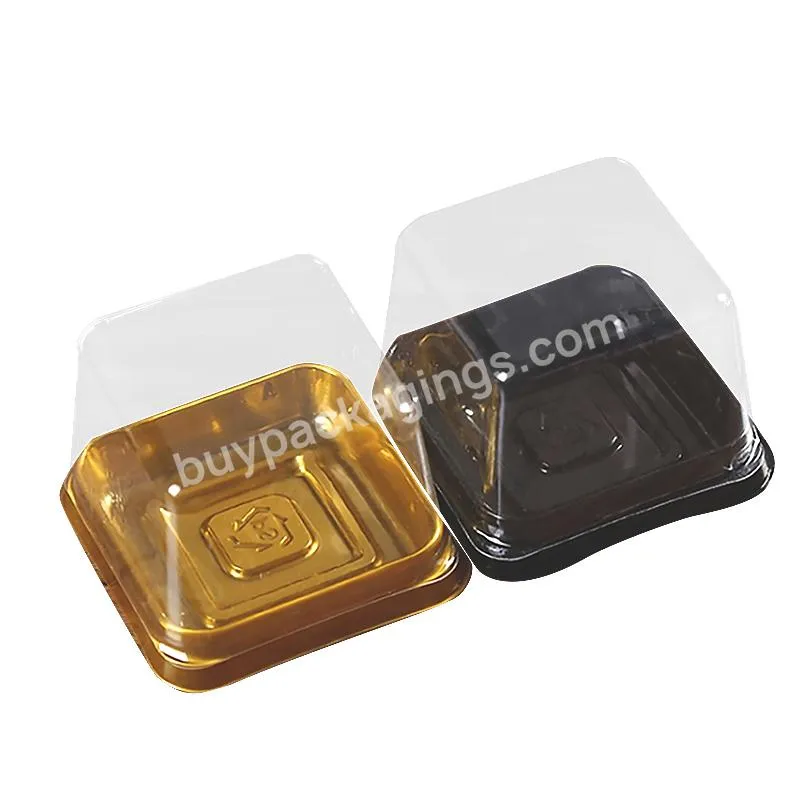 Wholesale Clear Mooncake Box Plastic Rectangle Cake Box