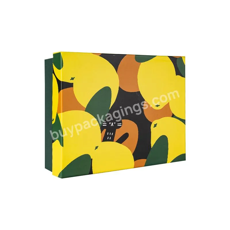 Wholesale Cmyk Printing Paper Rigid Cardboard Packaging Lid And Base Gift Box