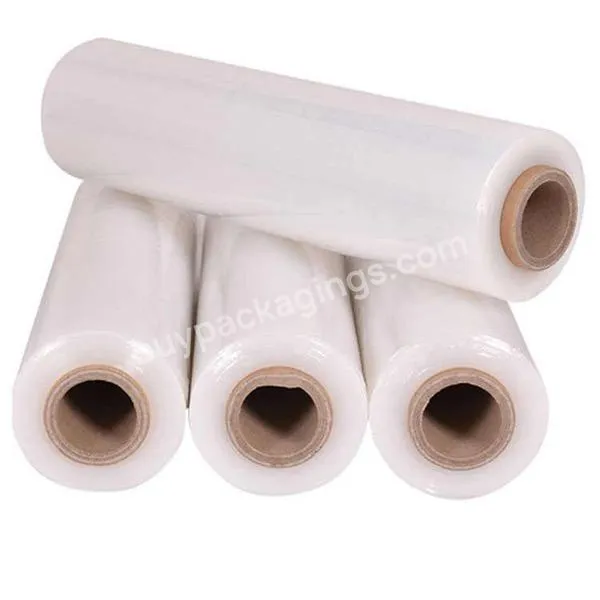 Wholesale Colored Casting Packaging Plastic Shrink Wrap Pe Cling Pallet Lldpe Stretch Jumbo Roll Film For Packaging