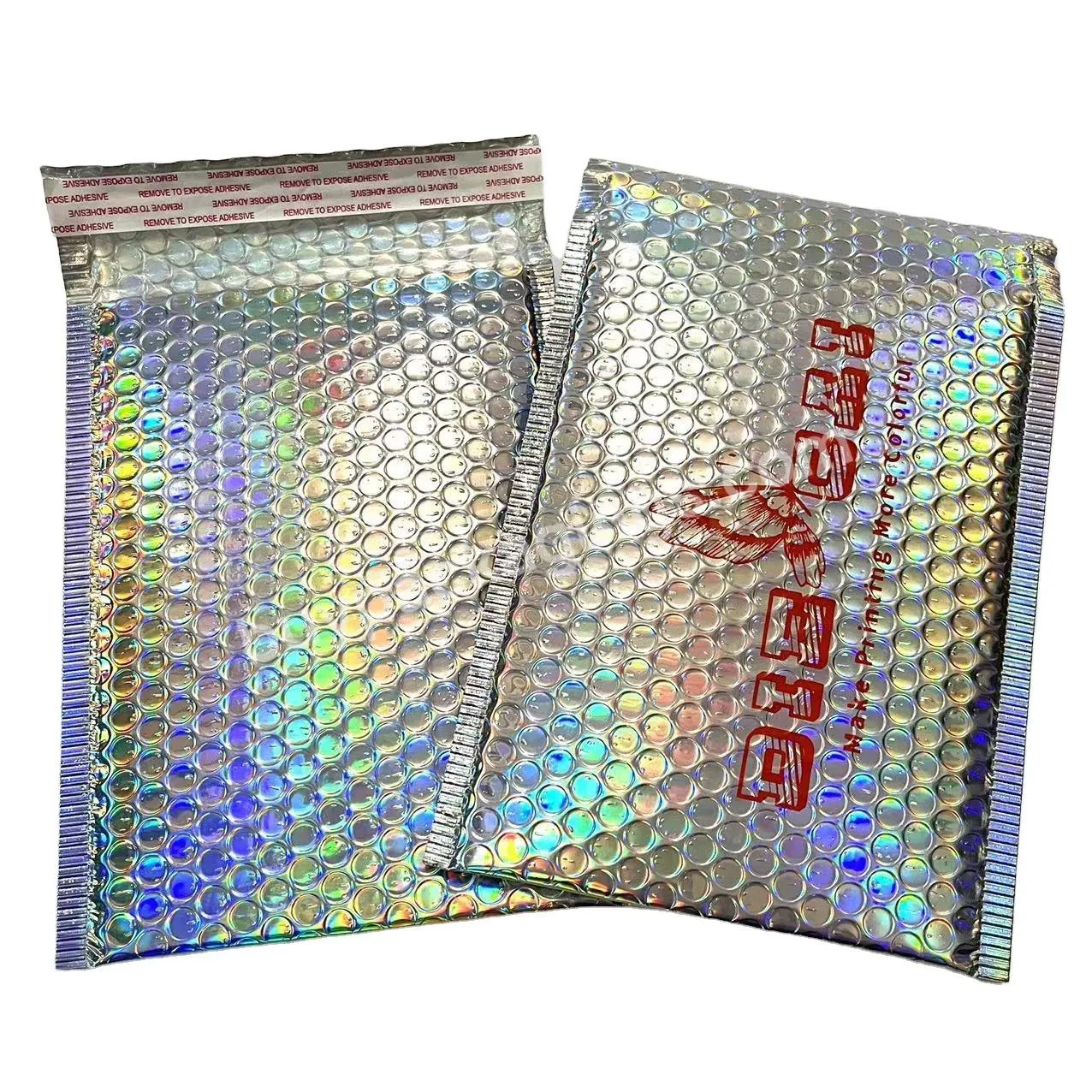 Wholesale Colored Poly Bubble Mailer Custom Logo Metallic Padded Envelope Wrap Express Shipping Mailer Mailing Bubble Mailers