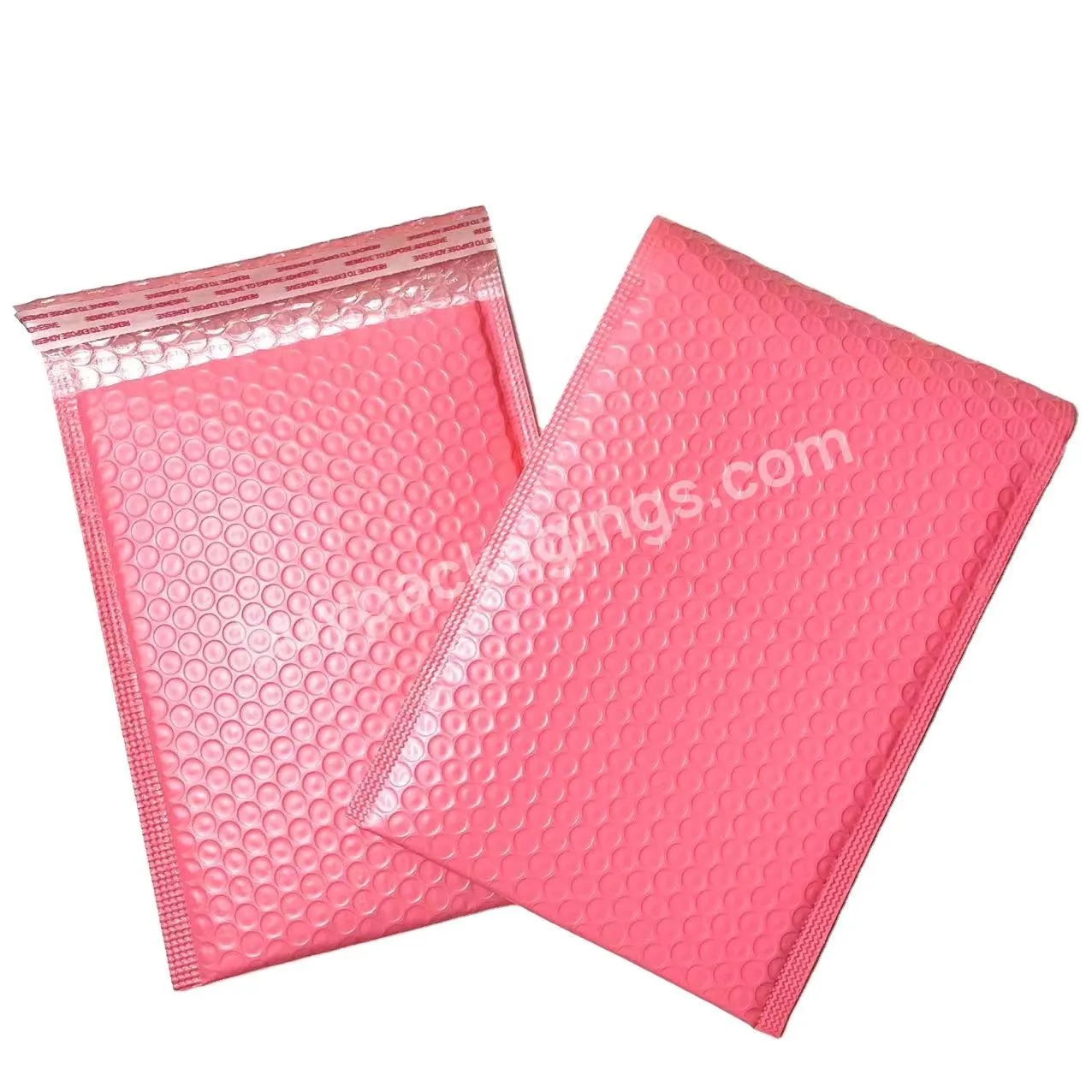 Wholesale Colored Poly Compostable Pink Bubble Mailer Envelope Amazon Express Shipping Mailer Custom Logo Mailer Bag Bubble