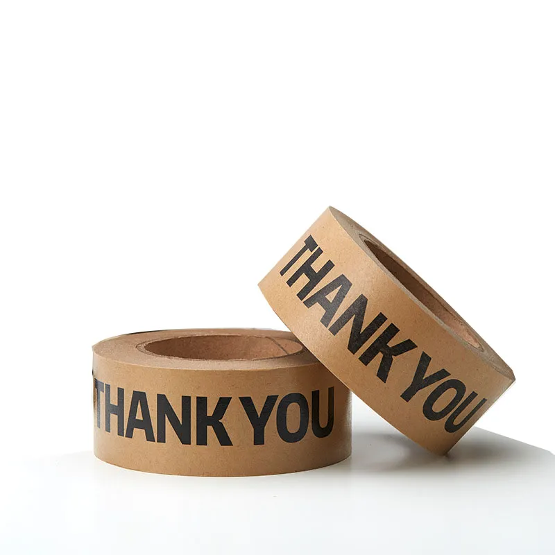 Wholesale Custom Kraft Paper THANK YOU FOR YOUR ORDER Gift Bake Sealing Labels Stickers Tape