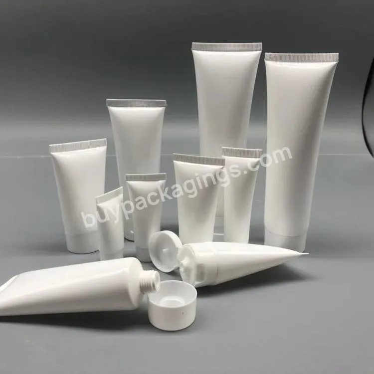 Wholesale Custom Laminated Plastic Empty Squeeze Tube Refillable Round Skin Care Lotion For Cosmetic Tube Packaging