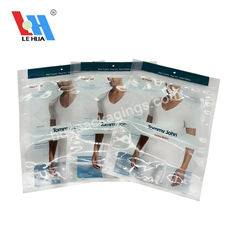 Wholesale Custom Logo Packaging Plastic Bag Clothes Zip Lock Self Sealing Bag Clothing Packaging Recyclable Ziplock Bags