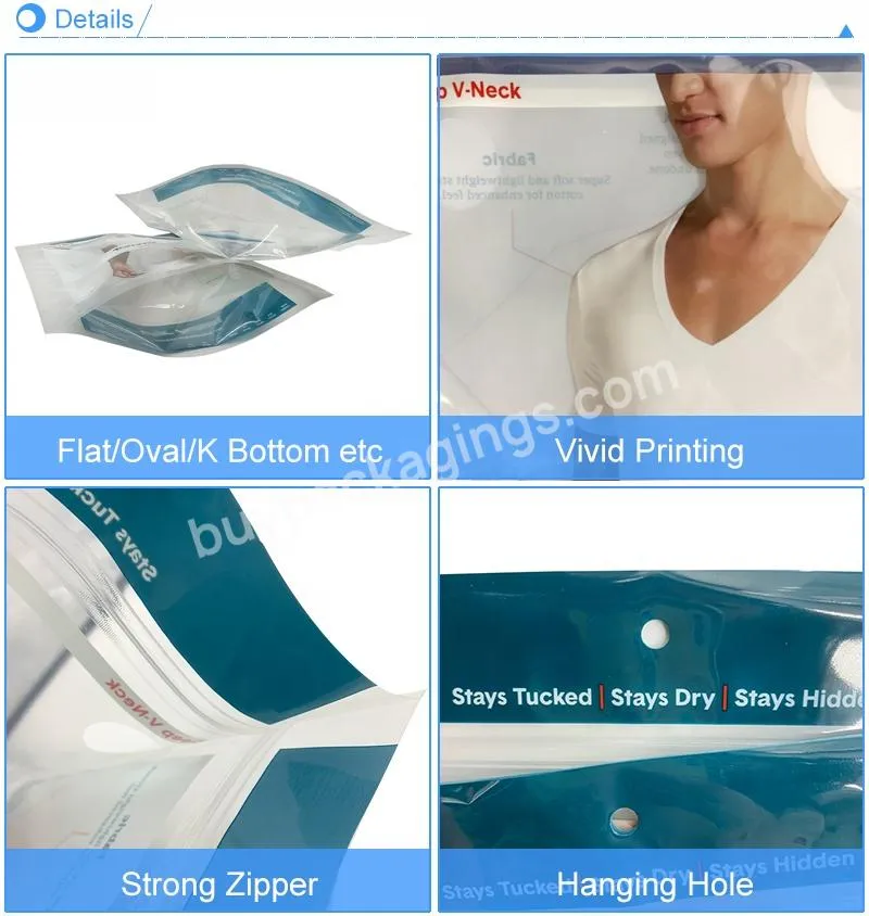 Wholesale Custom Logo Packaging Plastic Bag Clothes Zip Lock Self Sealing Bag Clothing Packaging Recyclable Ziplock Bags