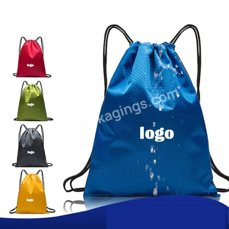 Wholesale Custom Logo Promotional Top Quality Polyester Drawstring Backpack Draw String Backpack Drawstring Bags - Buy Polyester Drawstring Bag,Drawstring Backpack,Polyester Backpack Bags.