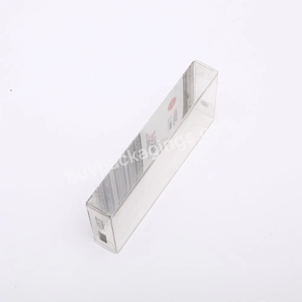 wholesale custom logo transparent small square plastic storage gift box