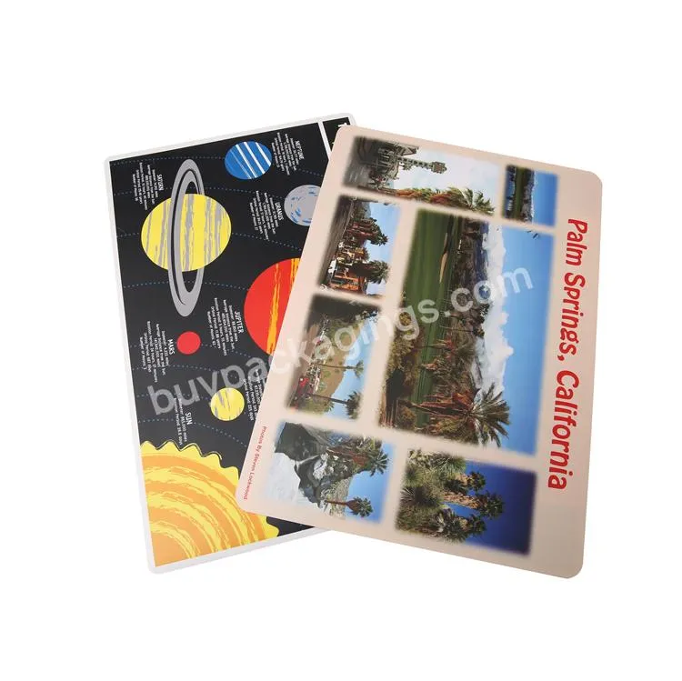 Wholesale Custom Nature Image Single Side Printing Plastic PP Table Place Mat