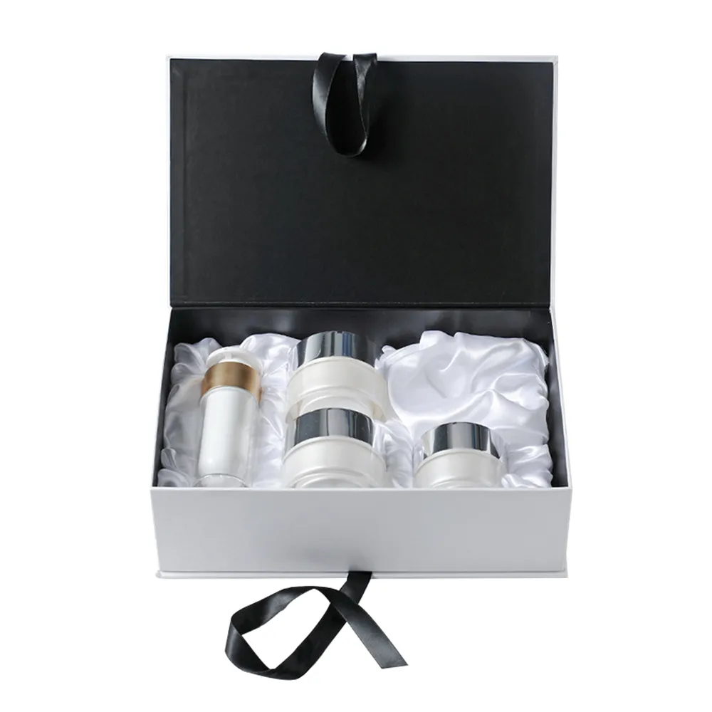 Wholesale Custom Packaging Elegant Cosmetic Box Magnetic Paper Gift Box for Skincare Packaging