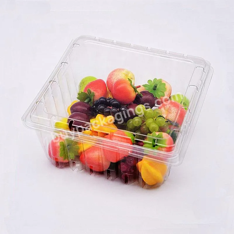 Wholesale Custom Plastic Clear Fruit Box Container