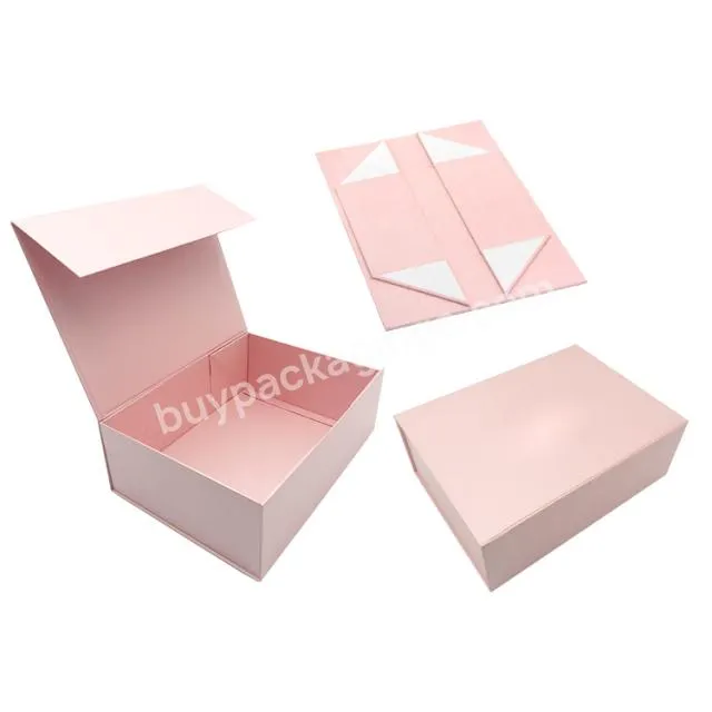 Wholesale Customised Cardboard Magnetic Luxury Folding Sneaker Shoe Packing Box For Shoe