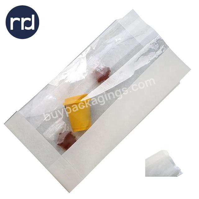 Wholesale Customized Brown Reusable Tea Packaging Bag Paper Heat Seal