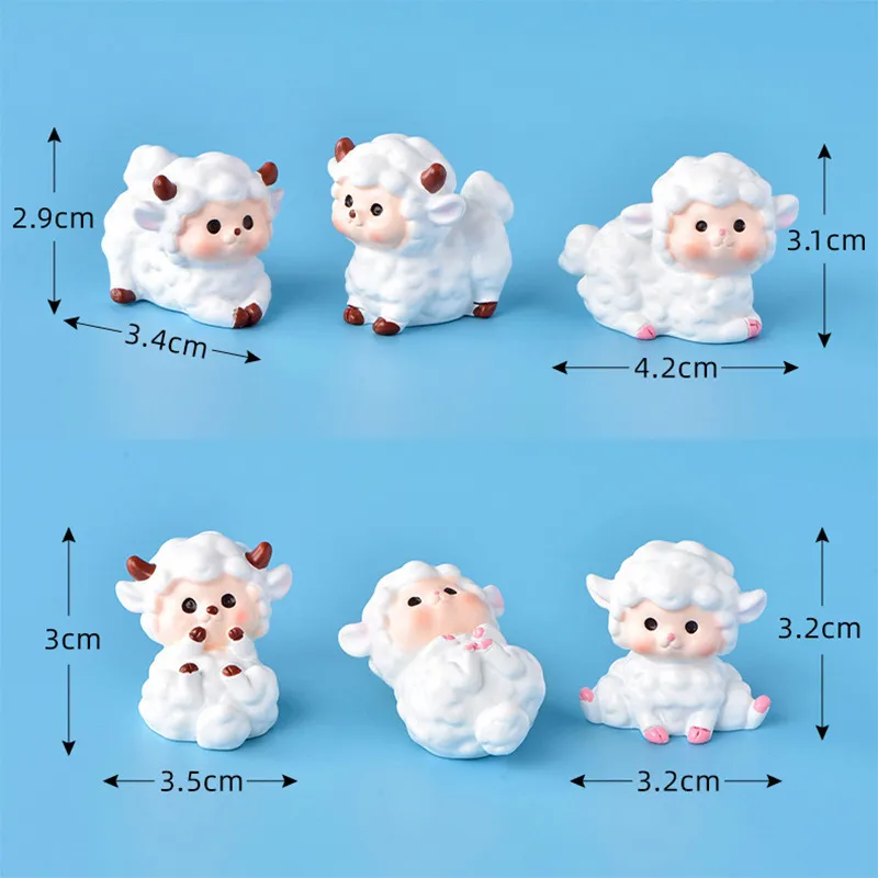 Wholesale Cute Sheep 3D Resin Material Creative Decoration For Refrigerator Strong Magnetism Fridge Magnet