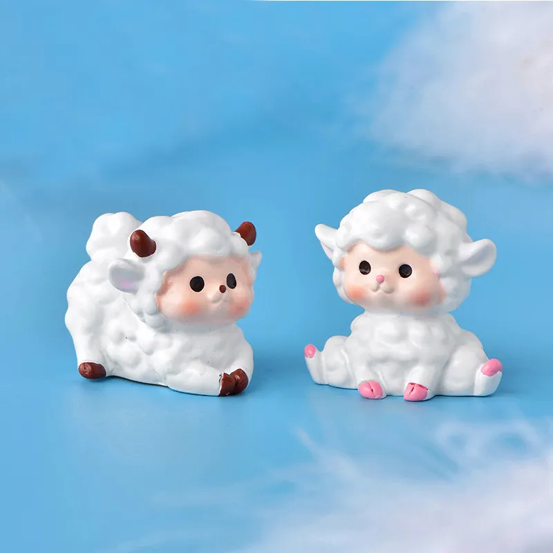 Wholesale Cute Sheep 3D Resin Material Creative Decoration For Refrigerator Strong Magnetism Fridge Magnet