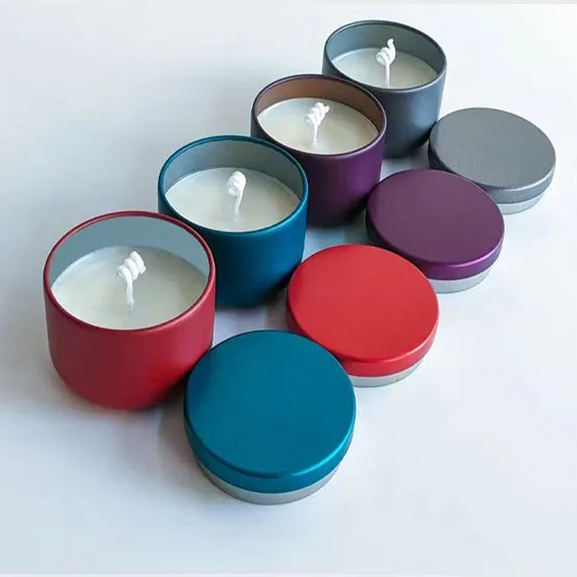 Wholesale Decorative Multi-Color Luxury Candle Jar With Lid 30ml