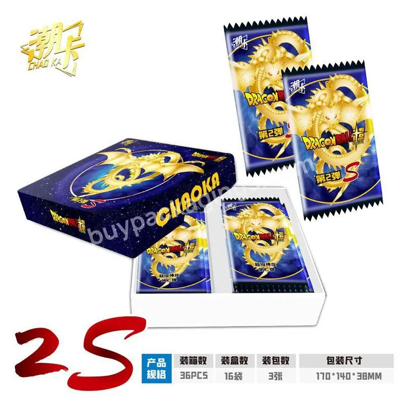 Wholesale Dragon Ball Collection Cards Box Luxury Booster Super Heroes Classic Edition Board Playing Games Carts Anime G