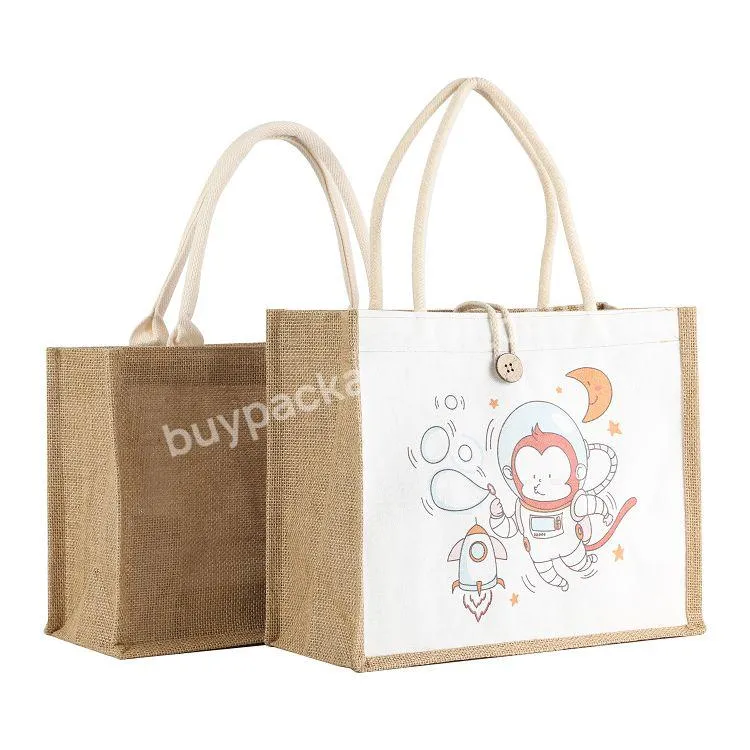 Wholesale Eco Friendly Recyclable Plain Natural Yellow Burlap Shopping Tote Bag Custom Jute Bag - Buy Jute Bag Burlap,Bags Women Handbags Ladies,Shopping Tote Bags With Custom Logo.