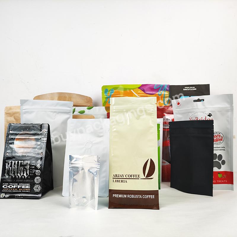 Wholesale Eco Friendly Resealable Private Label Flat Bottom Gusset 12oz One Way Valve Custom Printed Coffee Bag - Buy Coffee Bag,Custom Printed Coffee Bag,Flat Bottom Gusset Zipper Pouches.
