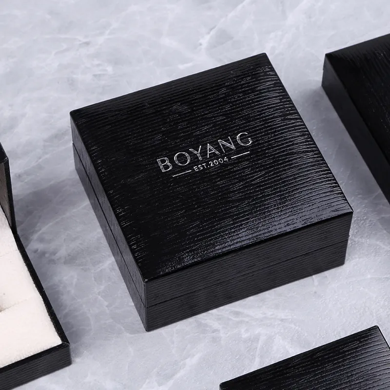 Wholesale Factory Hot Sell Custom logo Luxury Printed Ring Box Jewelry Storage Packaging Necklace Box