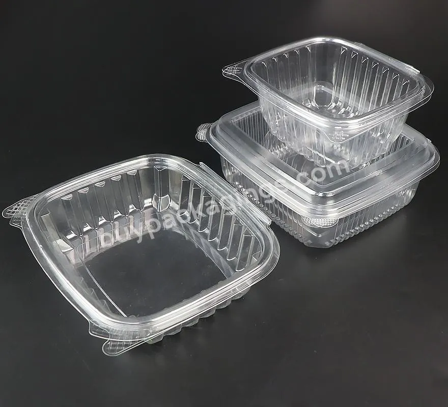 Wholesale Factory Supply Clear Plastic Fruit Box