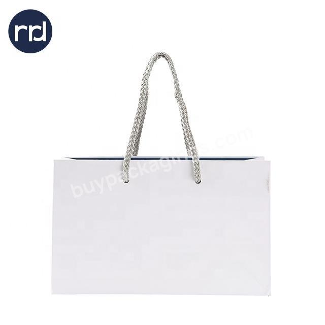 Wholesale High-end Custom Reusable Eco Retail Kraft Paper Clothes Shopping Bags