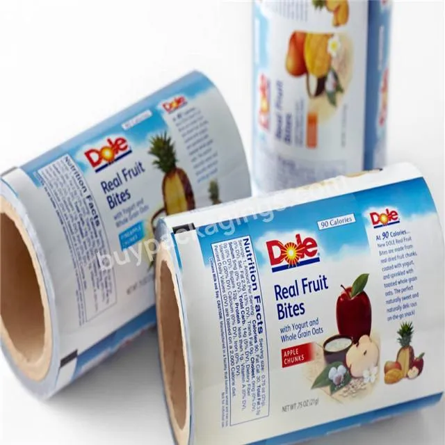 Wholesale High Quality Full Color Printing Roll Stock Shrink Film Roll