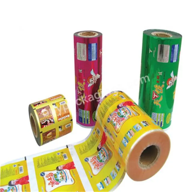 Wholesale High Quality Full Color Printing Roll Stock Shrink Film Roll