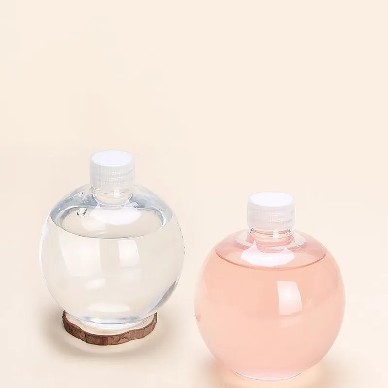 Wholesale Hot Sale  Food Grade PET Material Transparent Bottle 480ml Beverage Plastic Bottle