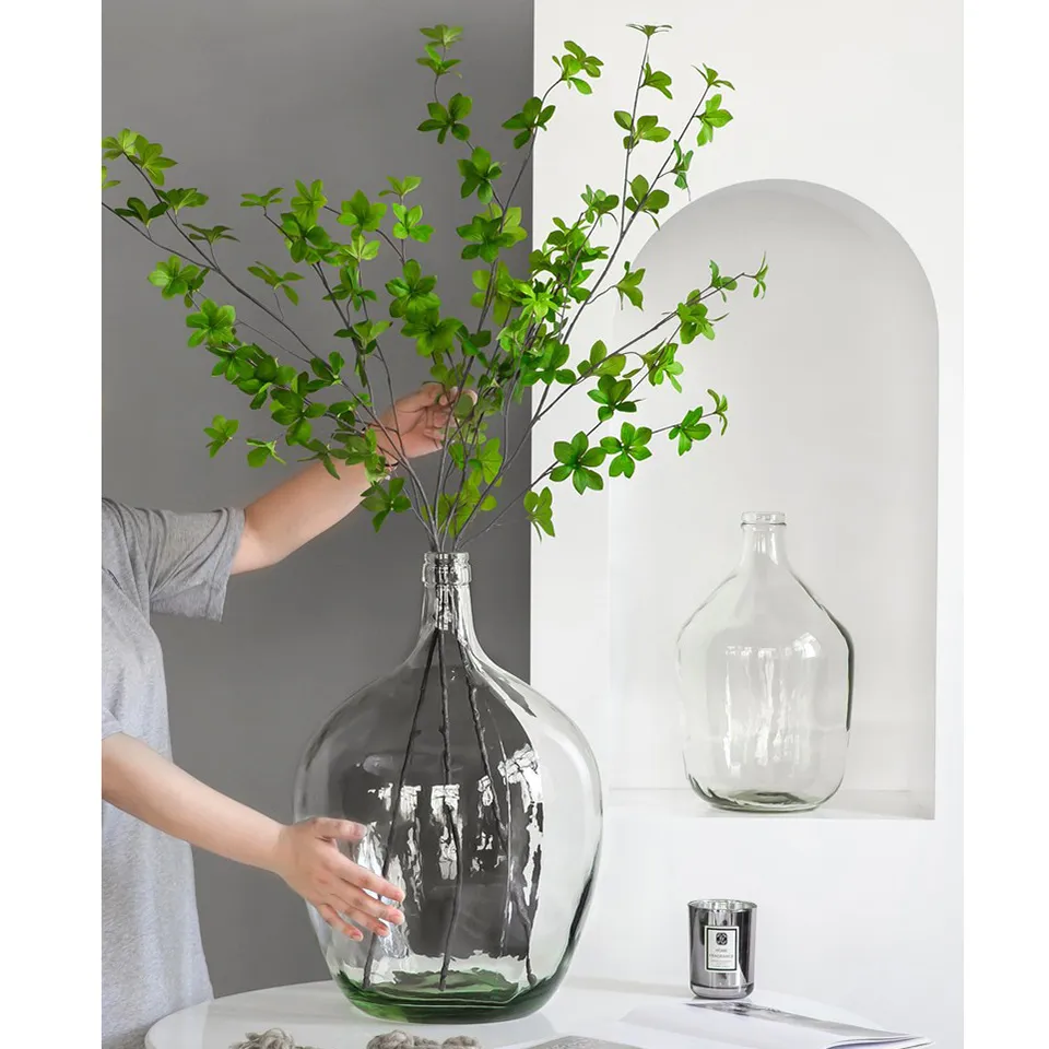 Wholesale INS Nordic Style Decorations Flower Arrangement  Large Size For Green Planet Glass Vase