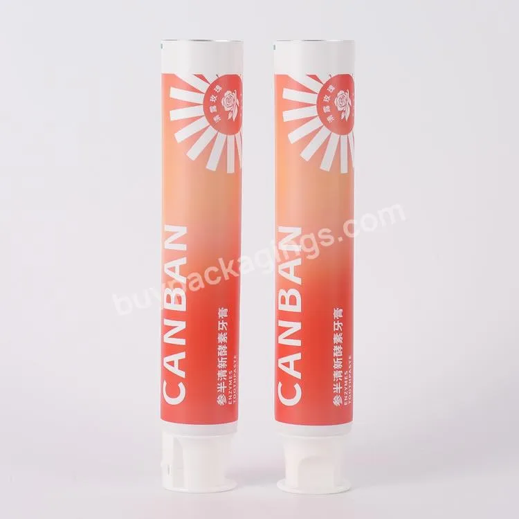 Wholesale Laminate Eco Friendly Aluminum Plastic Tubes Fluoride Free Tooth Paste Packaging Tube Fluoride Free