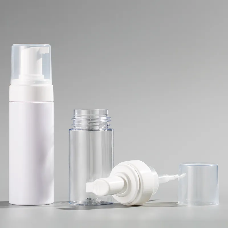 Wholesale Mousse Cosmetic Face Cleaning Foam Container  Multiple Purpose Multiple Size Plastic Bottle