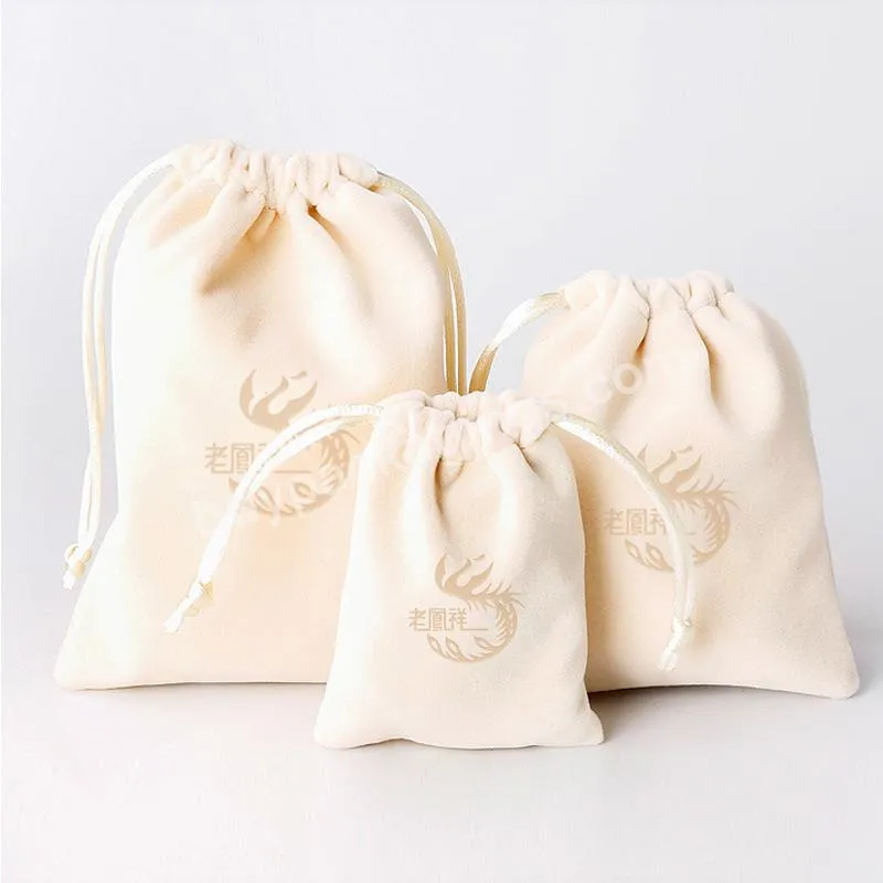 Wholesale Package Small Gift Bags Velvet Mini Pouch Drawstring Bag For Jewelry