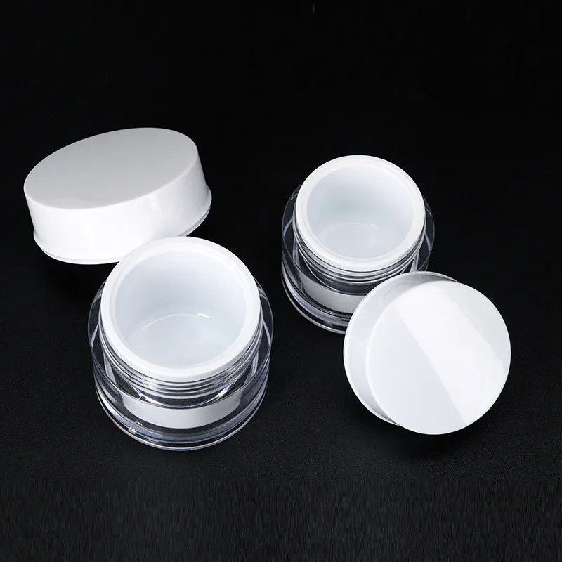 Wholesale  PET Material High Quality Best Price Cosmetic Face Cream Double Liner Plastic Bottle