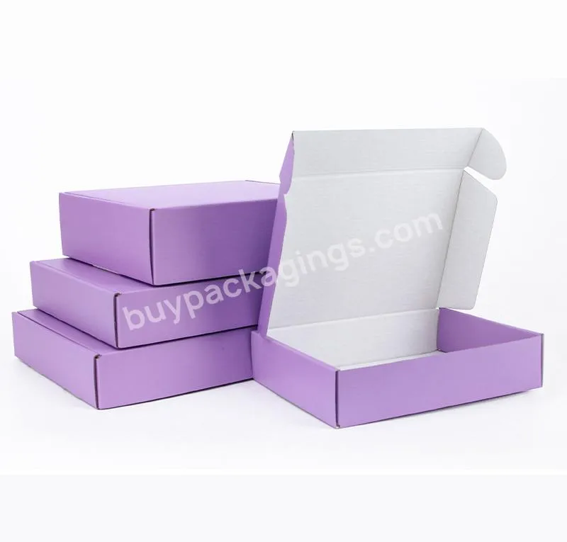 Wholesale Pink Purple Lingerie Packaging Express Kraft Paper Airplane Box