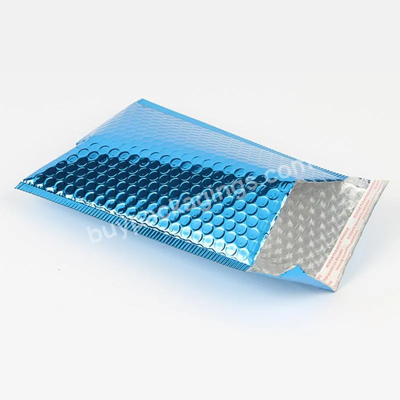 Wholesale Price Blue Bubble Padded Envelopes Packaging Courier Bag Poly Matte Black Bubble Mailer