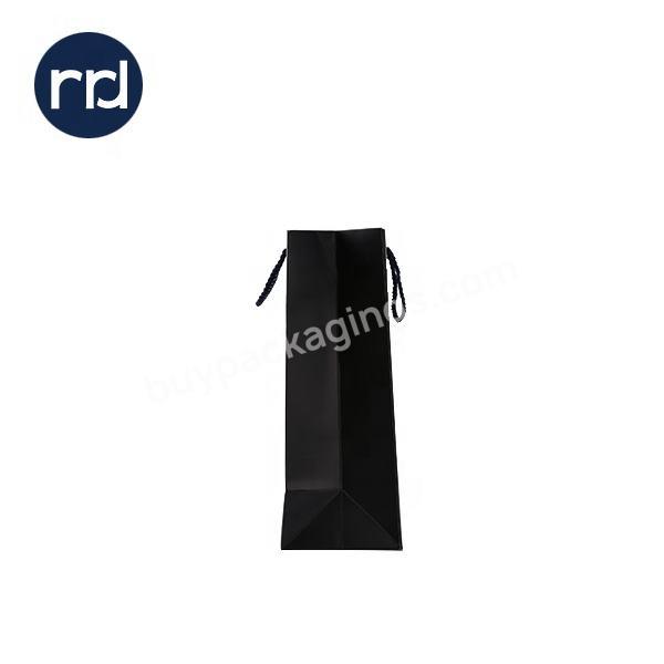 Wholesale Price Customize Folding Black White Festival Christmas Paper Gift Bag