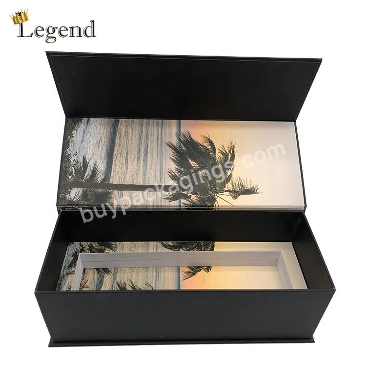 Wholesale Printed Logo Luxury Wine Bottle Magnetic Cardboard Gift Boxes Packaging Custom Box Packaging With Magnet For Bottle