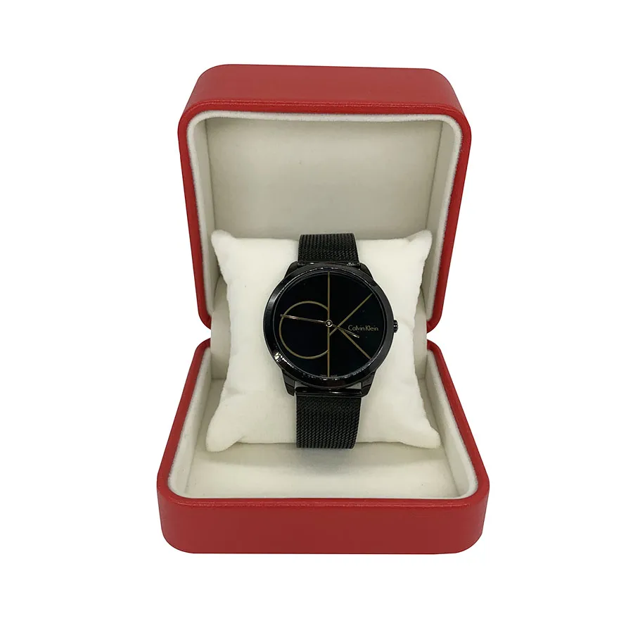 Wholesale red Pu leather watch box