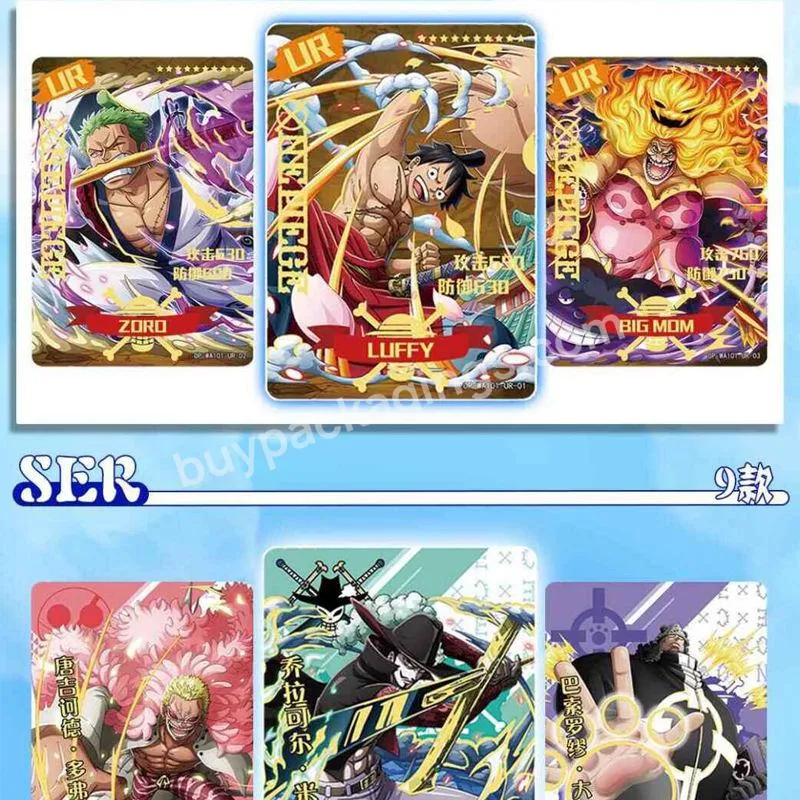 Wholesale Small Frog One Piece Japanese Anime Collection Card Cartas Luffy Roronoa Nami Tcg Game Cards Children Birthday Gift - Buy One Piece Collection Cards,One Piece Tcg Booster Box,Wholesale One Piece Collection Cards.