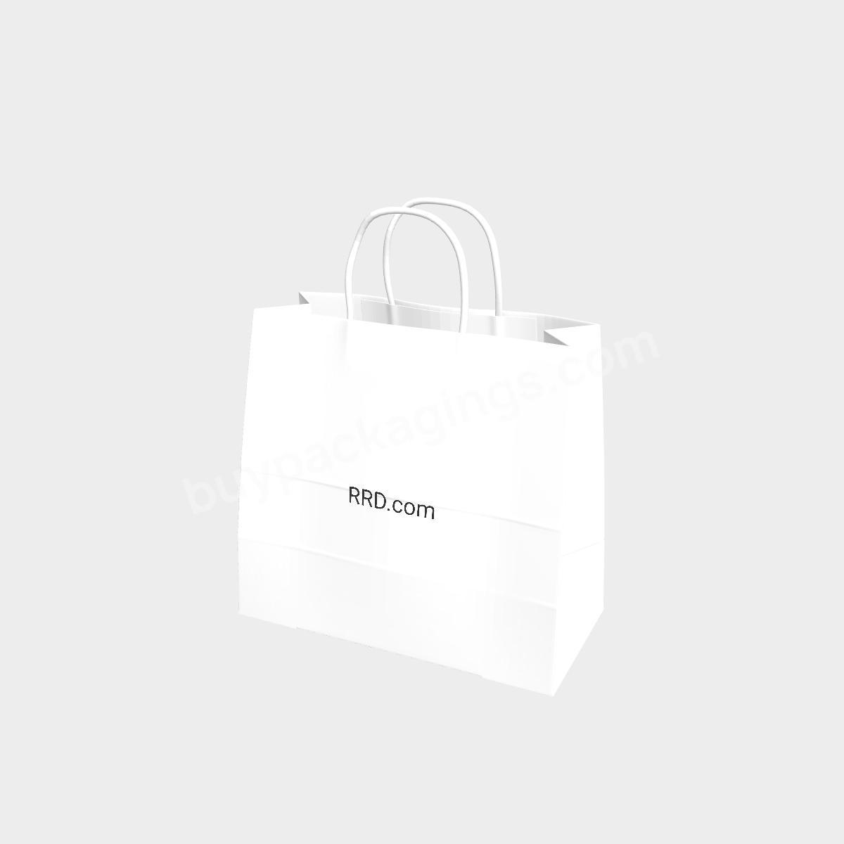 Wholesale Supply Kraft Paper Bag Recyclable Kraft Paper Bag With Custom Print Logo