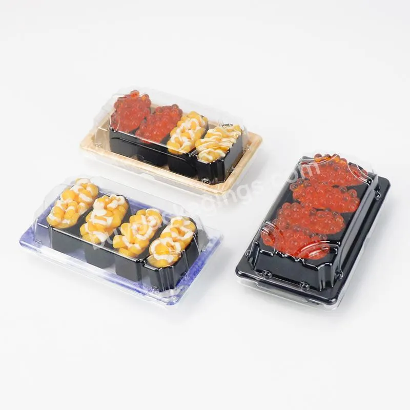 Wholesale Takeway Eco Friendly Disposable Custom Plastic Japanese Sushi Box