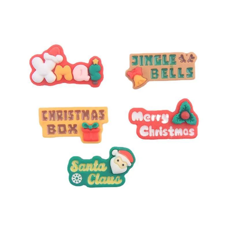 Wholesale The Christmas Festival Souvenir English Letter Super Powerful Magnetic Sticker Fridge Magnets