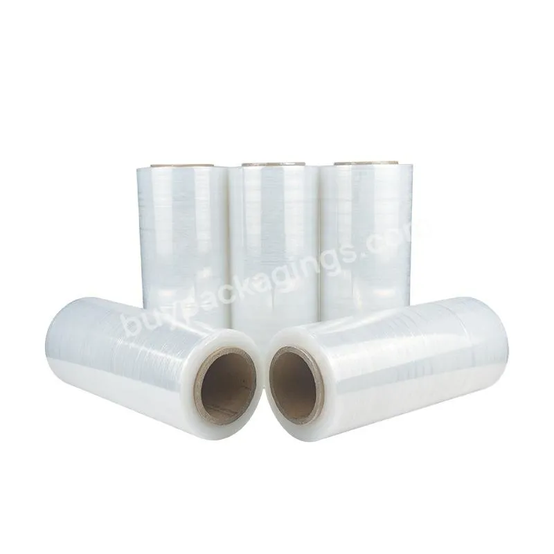 Wholesale Warehouse Pallet Transparent Wrapping Strech Film Roll Industrial Plastic Pe Wrap Stretch Film